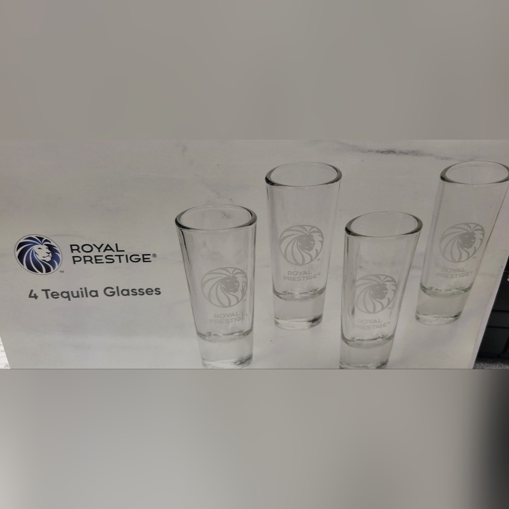 Royal Prestige Clear Tequila Glasses Set